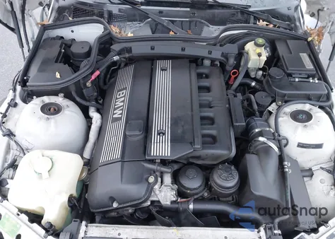 2001 BMW Z3 2.5I из США, поврежденный, VIN WBACN33451LM02740